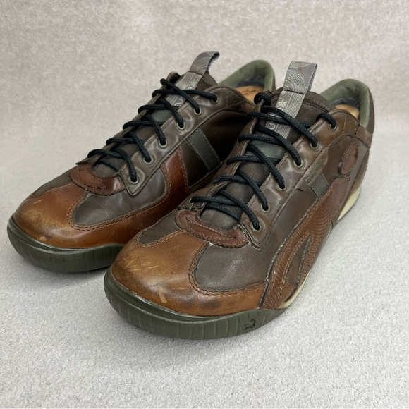 Cushe Leather Vinyl 45 Sneakers-Brown-Mens 11-Classic-Casual-Streetwear-Business - Picture 3 of 13